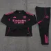 Arsenal 2025/26 Kinder Sportanzug Schwarz