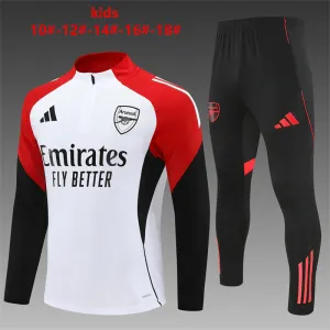 Arsenal 2025/26 Kinder Sportanzug Weiß