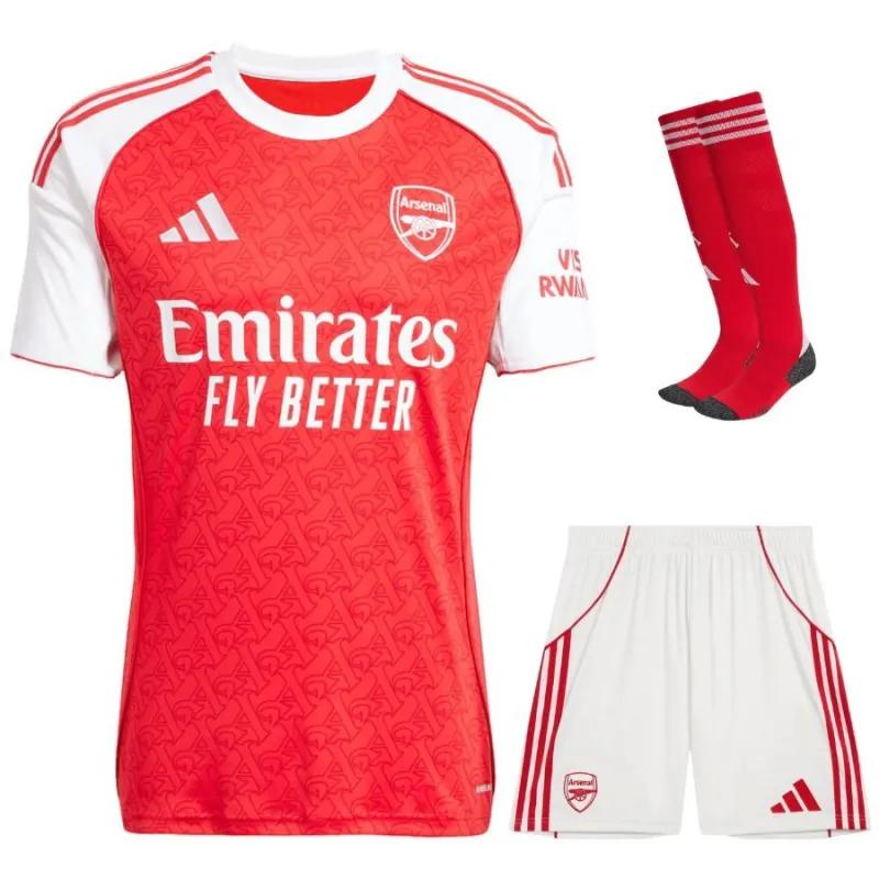 Kit d'enfant Arsenal 2025/26 domicile - Rouge