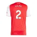 Maglia casa Arsenal SALIBA 2025/26 - Rosso