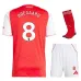 Kit infantil ØDEGAARD de Arsenal 2025/26 local - Rojo