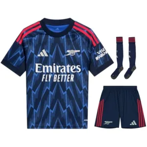 Arsenal 2025/26 Away Kids' Jersey Set - Blue