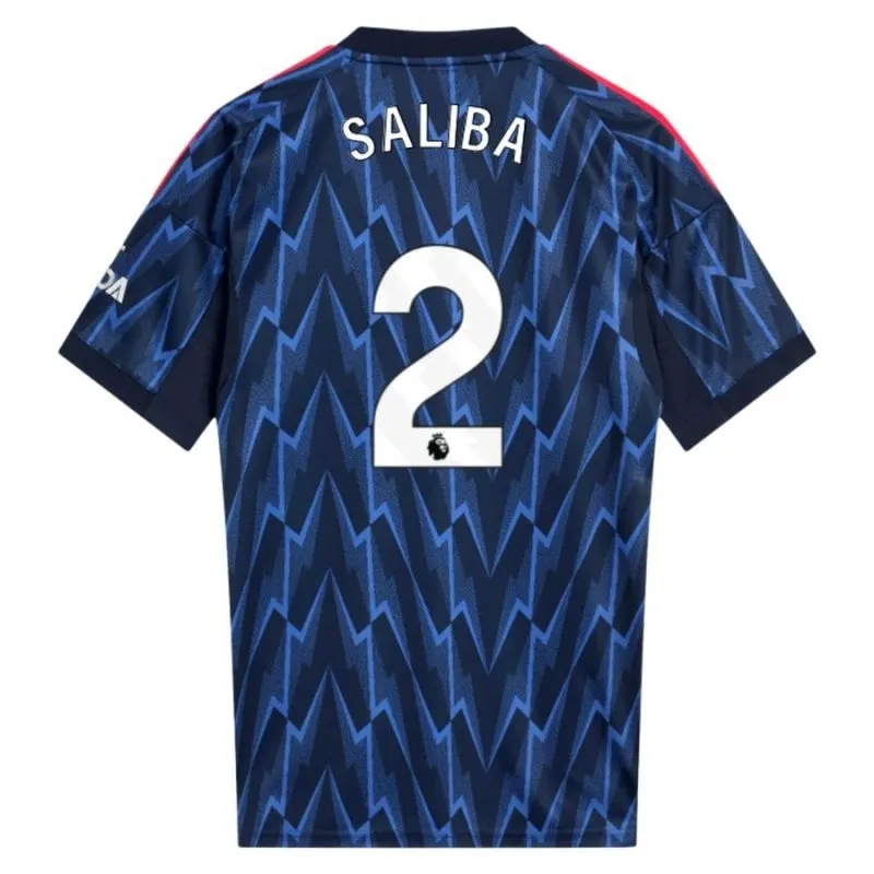 Maillot à l'extérieur de SALIBA pour l'Arsenal 2025/26 - Bleu