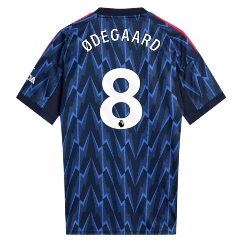 Maillot à l'extérieur de ØDEGAARD pour l'Arsenal 2025/26 - Bleu