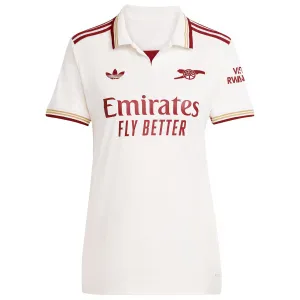Arsenal 2025/26 Camiseta tercera femenina - Blanca