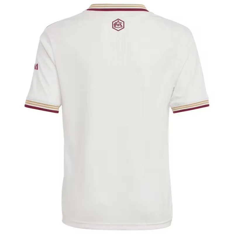Arsenal 2025/26 Third Kids' Jersey - White