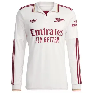 Arsenal 2025/26 Camiseta tercera de manga larga - Blanca