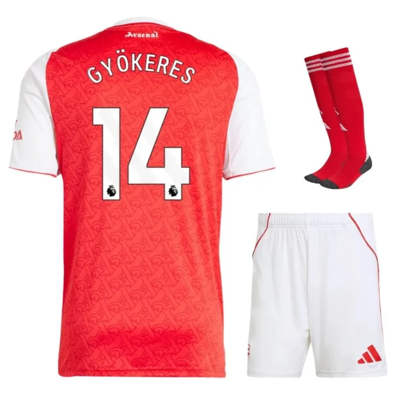 Kit per bambini GYOKERES Arsenal 2025/26 casa - Rosso