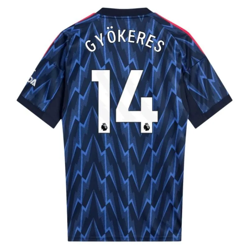 Set de camiseta infantil fuera de casa de GYOKERES del Arsenal 2025/26 - Azul