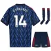 Set de camiseta infantil fuera de casa de GYOKERES del Arsenal 2025/26 - Azul