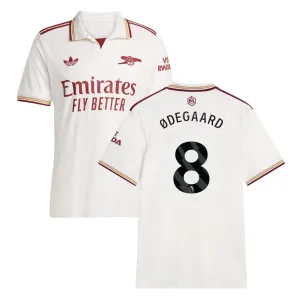 Arsenal ØDEGAARD 2025/26 Tercera camiseta - Blanca