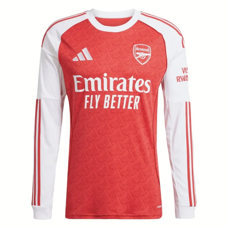 Arsenal 2025/26 Home Long-Sleeve Jersey - Red
