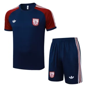 Arsenal 2025/26 Trainingsshirt + Shorts - Blau