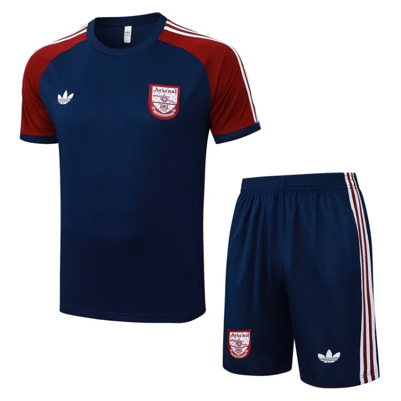 Maillot d'entraînement + short Arsenal 2025/26 - Bleu