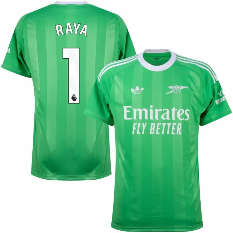 Arsenal Raya 2025/26 Drittes Torwarttrikot Grün
