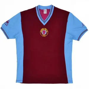 Maillot rétro de domicile de la Ligue des champions d'Aston Villa 1981 - 82 - Rouge