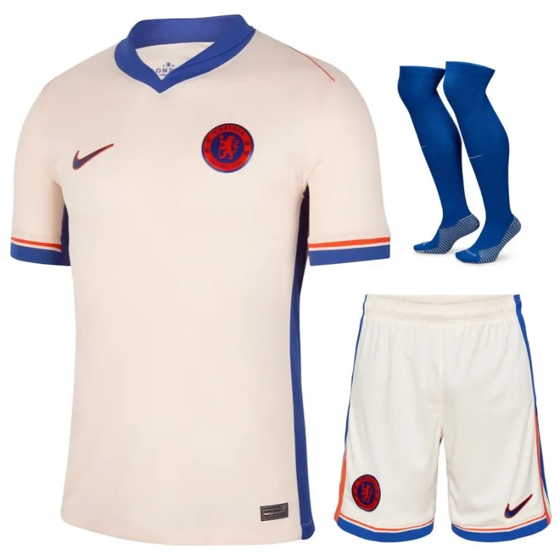 Ensemble maillot d'extérieur pour enfants de Chelsea 2024/25 - Orange clair