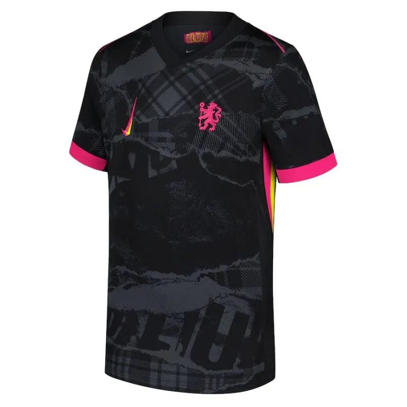 Tercer camiseta infantil de Chelsea 2024/25 - Negra