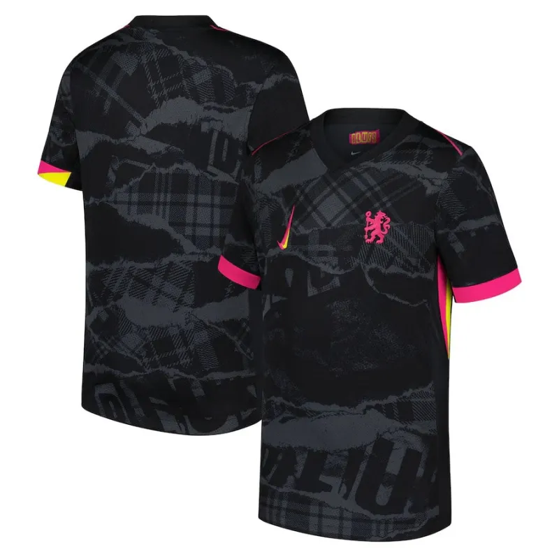 Tercer camiseta infantil de Chelsea 2024/25 - Negra
