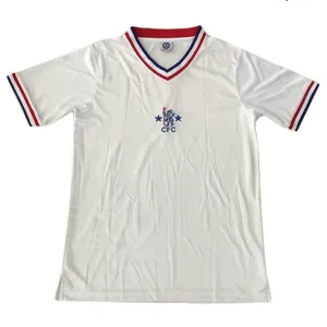 Camiseta retro de Chelsea 1982 - Blanca