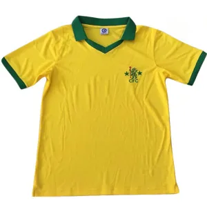 Camiseta retro infantil de partido fuera de Chelsea 1980 - Amarilla
