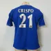 Crespo, maillot rétro de domicile de Chelsea 2003 - 05, numéro 21 - Bleu