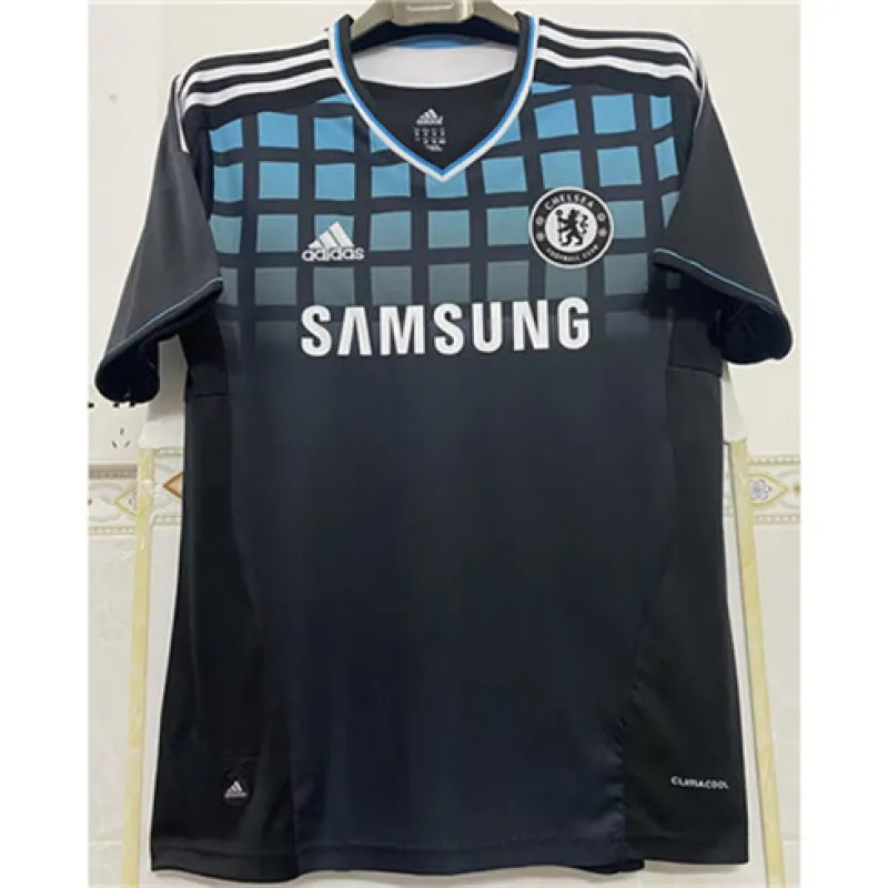 Maillot rétro d'extérieur de Chelsea 2011/12 - Noir