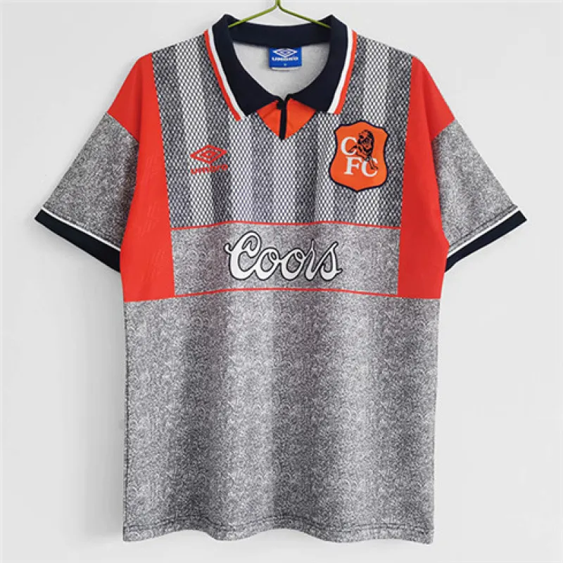 Camiseta retro de partido fuera de Chelsea 1994 - 1996 - Negra