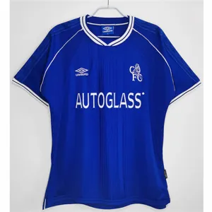 Camiseta retro de partido de casa de Chelsea 1999 - 2001 - Azul