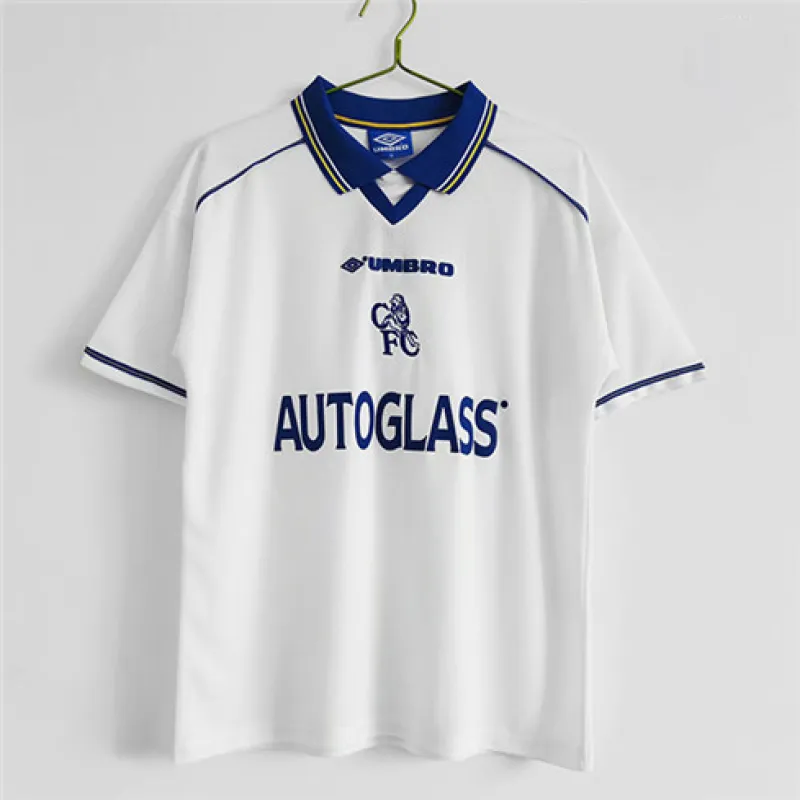 Maillot rétro d'extérieur de Chelsea 1998 - 2000 - Blanc