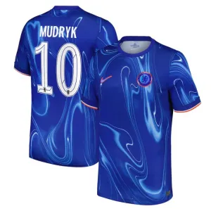 Mudryk's Chelsea 2024/25 Heimtrikot - Blau