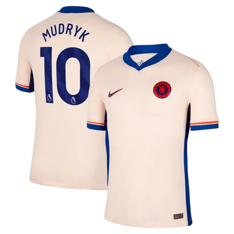 Mudryks Chelsea 2024/25 Auswärtstrickot - Hellorange