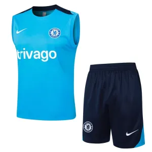 Chelsea 2024/25 Weste + Shorts - Hellblau