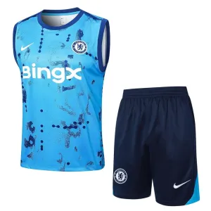 Chelsea 2024/25 Weste + Shorts - Himmelblau
