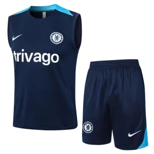 Chelsea 2024/25 Weste + Shorts - Navyblau