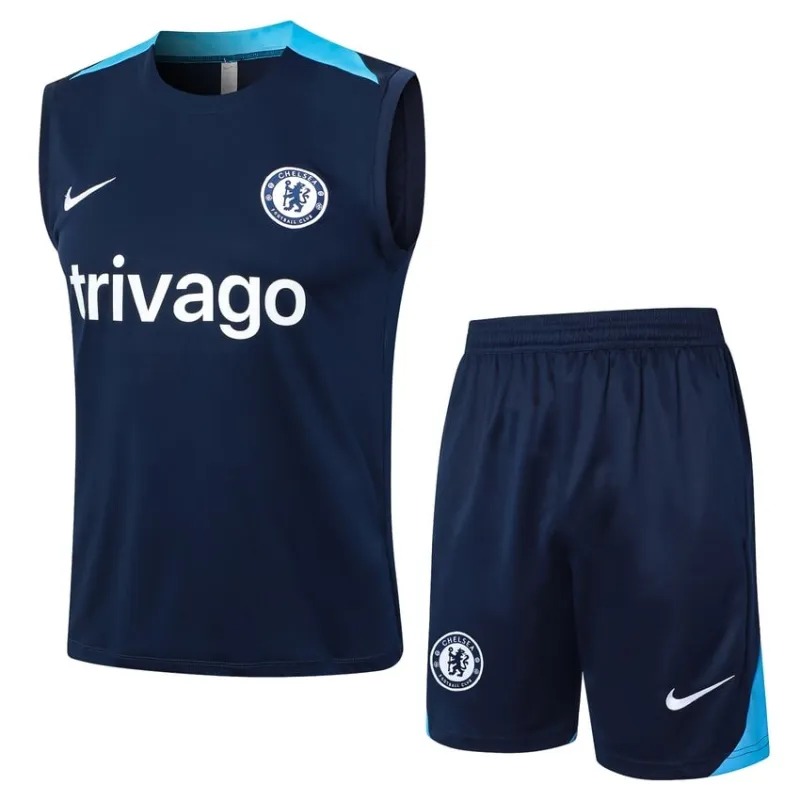 Gilet + Calzoni corti di Chelsea 2024/25 - Blu scuro