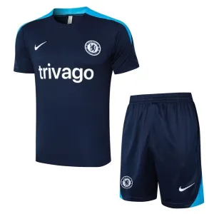 Chelsea 2024/25 Trainingsanzug + Shorts - dunkelblau