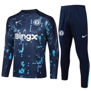Chelsea 2024/25 Trainingsshirt + Hose - blaues Muster