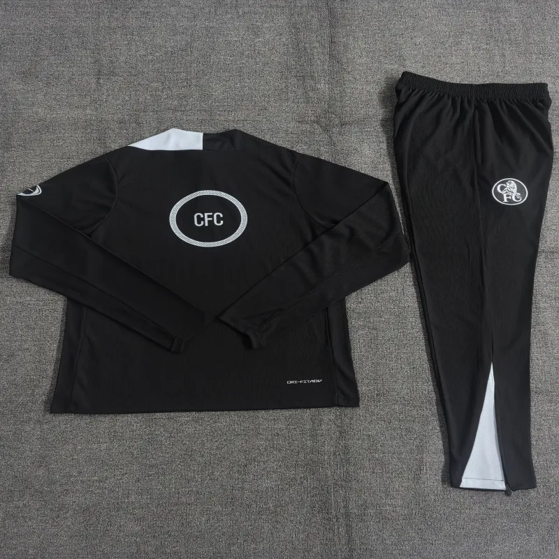 Chelsea 2025/26 Ensemble Sport Enfant Noir