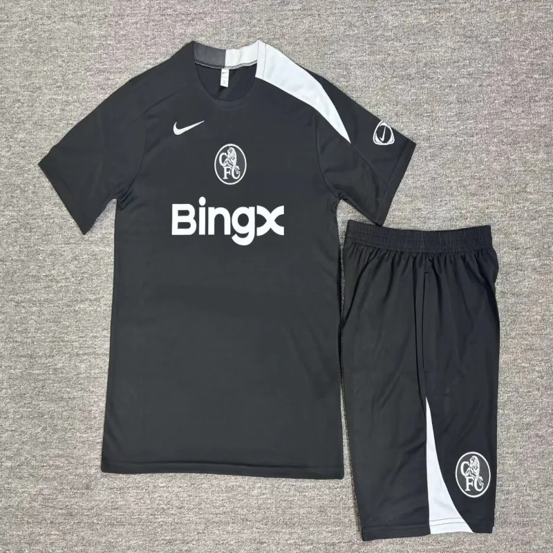 Chelsea 2025/26 Kinder Trainingsanzug schwarz