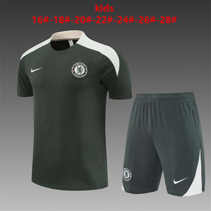 Chelsea 2026/27 Kinder Trainingsanzug grün