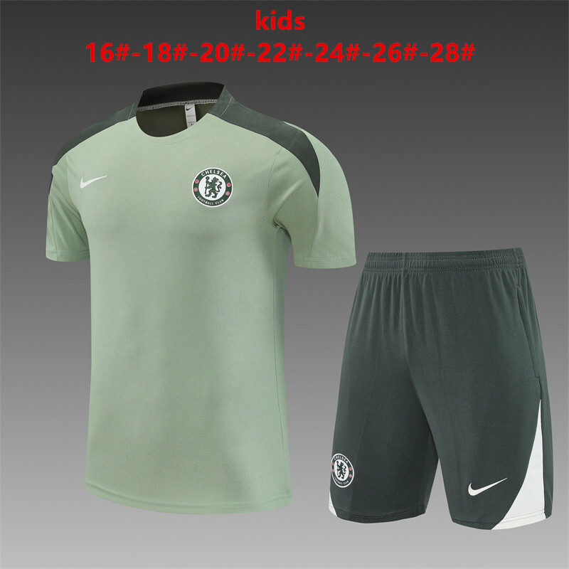 Chelsea 2026/27 Kinder Trainingsanzug grün