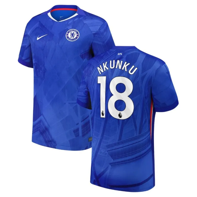 Maillot à domicile du Chelsea NKUNKU 2025/26 - Bleu