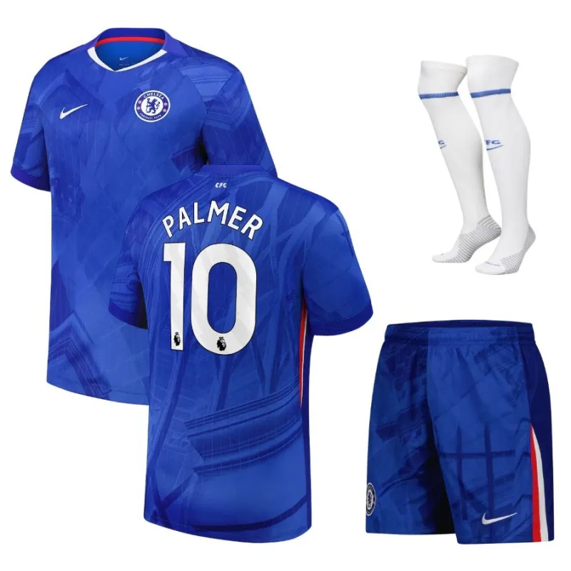 Ensemble de maillot enfant à domicile du Chelsea PALMER 2025/26 - Bleu