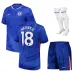 Ensemble de maillot enfant à domicile du Chelsea NKUNKU 2025/26 - Bleu