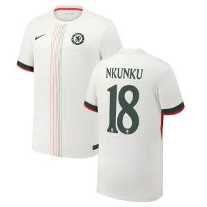 Camiseta fuera de casa del Chelsea NKUNKU 2025/26 - Blanco