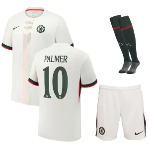 Chelsea PALMER 2025/26 Away Kids' Jersey Set - White