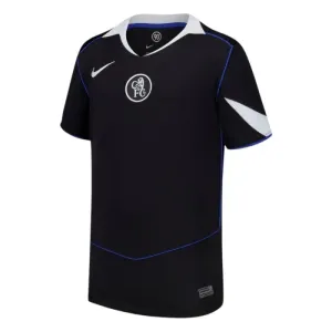 Chelsea 2025/26 Troisième maillot enfant - Noir