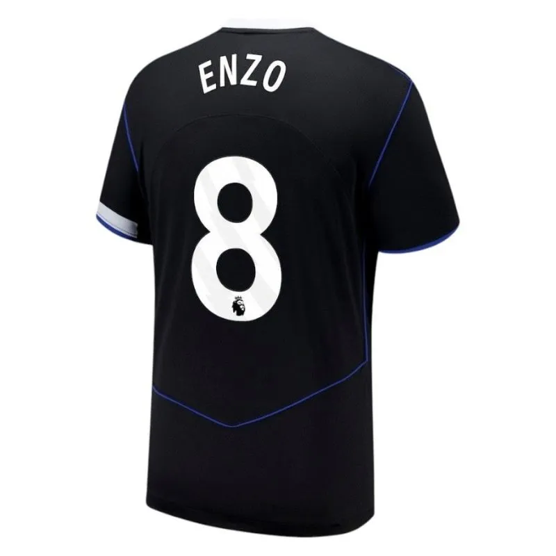 Chelsea ENZO 2025/26 Terzo set di maglia per bambini - Nera