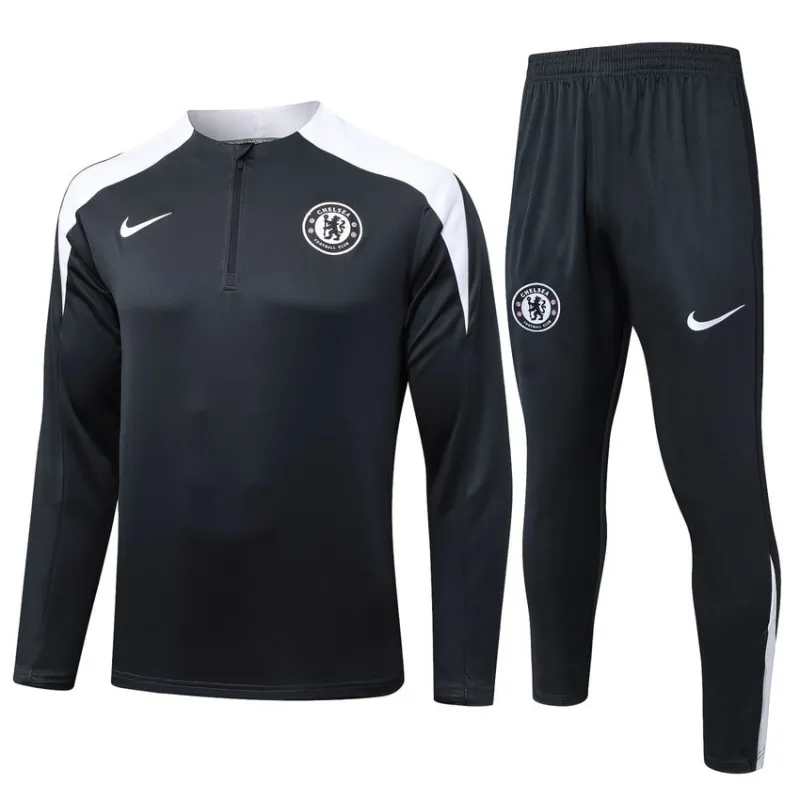 Chelsea 2025/26 Trainingsanzug - Schwarz